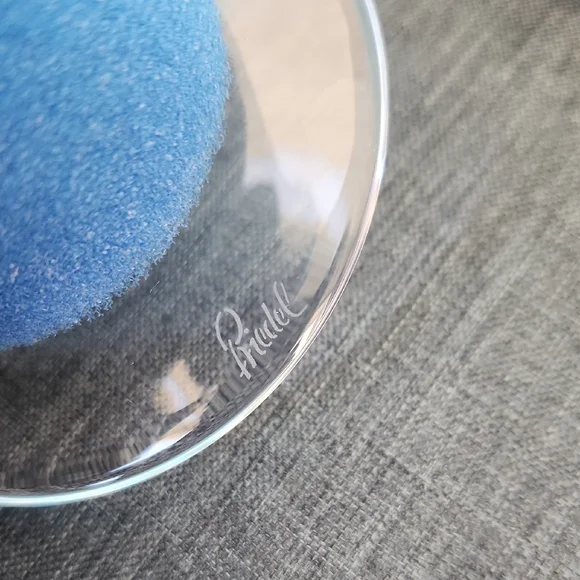 Elegant Wine Glass with Blue Accent - Picture 2 of 7